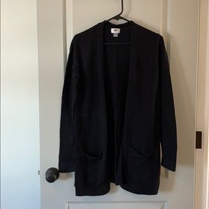Old Navy Long Black Cardigan - Small